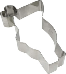 Dr. Oetker „Mouse Giant Cookie Cutter” Șoricelul, formă de biscuiți din oțel inoxidabil de înaltă calitate, cadru de copt pentru decuparea formelor, cadru pentru umplerea straturilor de prăjituri mici de șoricel (culoare: argintiu)