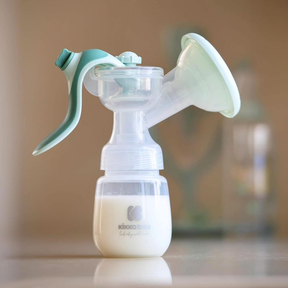Kikkaboo Sacaleches ELSIE, manual con 2 modos, potencia de succión regulable, vaso de silicona suave Accesorios Alimentación y Lactancia Bebe Naty Shop