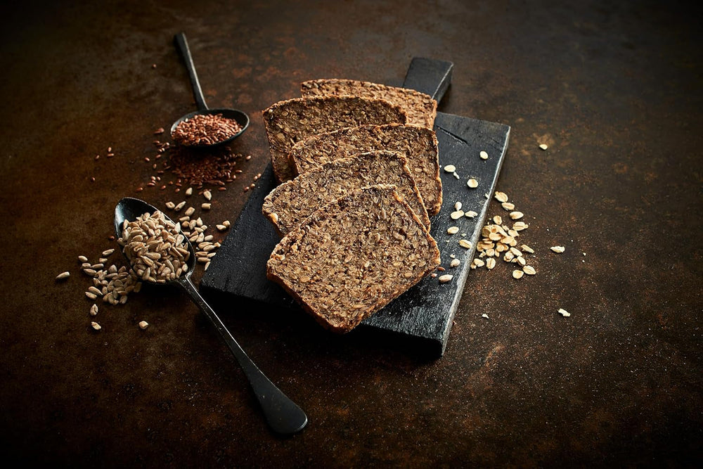 RUF Lieblingsbrot Protein, Brot-Backmischung, Brotmischung, Brotteig-Mischung, Proteinreiches Brot, Glutenfrei, Ohne Mehl & Hefe, 1 X 500G Naty Shop