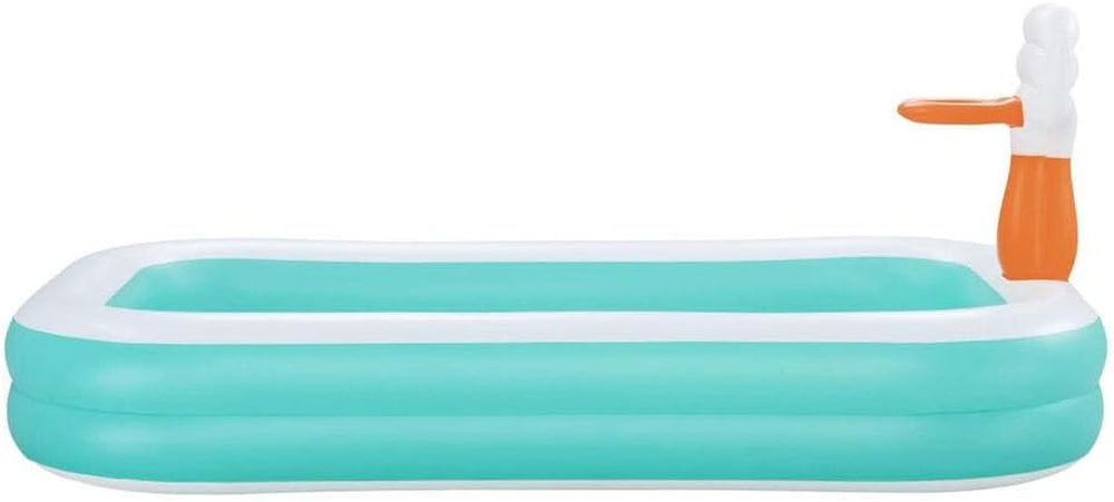 Piscina Familiar Bestway Dunk N' Splash con Aros de Baloncesto 251 x 168 x 102 cm