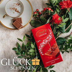 Ciocolată Lindt LINDOR Milk, 100 grame Bomboane de Ciocolata Naty Shop