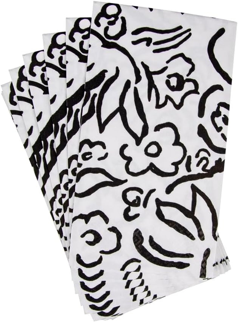 Șervețele de hârtie Matisse pentru prosoape de oaspeți, negre, 15 bucăți per pachet