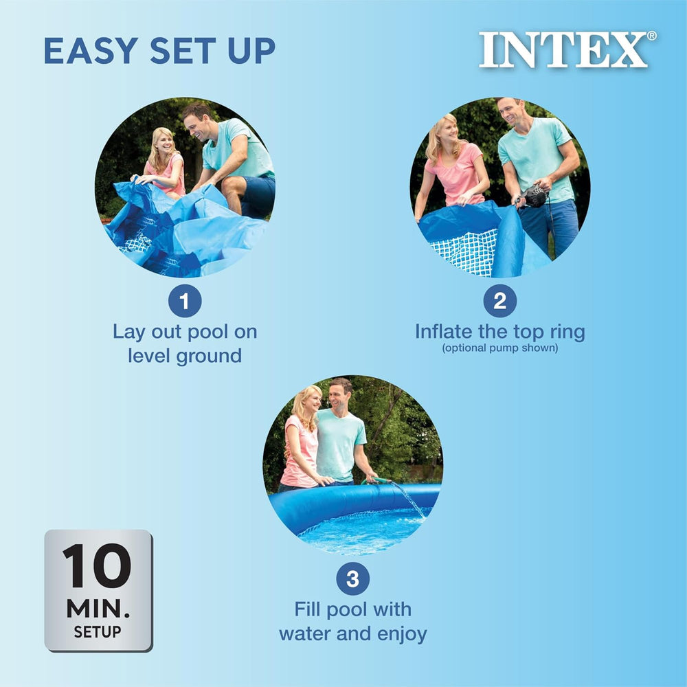 Intex Easy Set Piscina elevada sobre suelo, 305 x 76 cm, azul, 28120NP