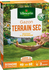 Semences De Gazon Rustique Pour Terrain Sec - 1 Kg