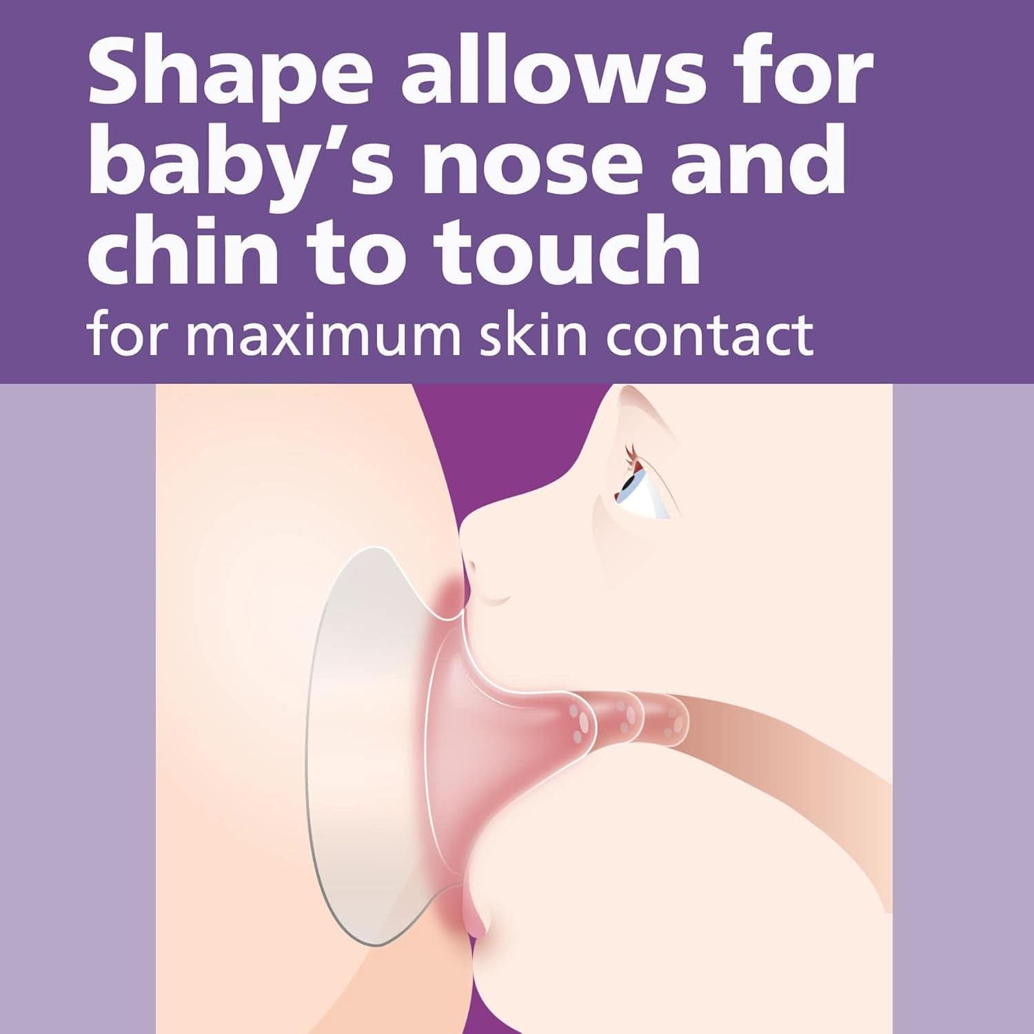 Philips Avent SCF153/03 Protector para pezones, Con caja de almacenamiento, Mediano, 2 piezas Accesorios Alimentación y Lactancia Bebe Naty Shop