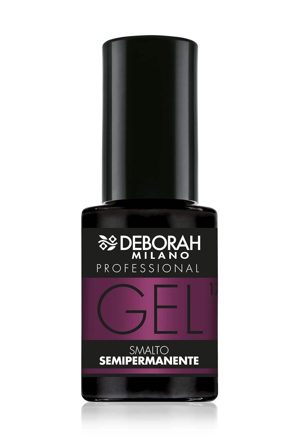 Esmalte de uñas semipermanente Milano Professional, núm. 21 Borgoña, efecto voluminizador, duradero, para uñas intensas y brillantes, 4,5 ml