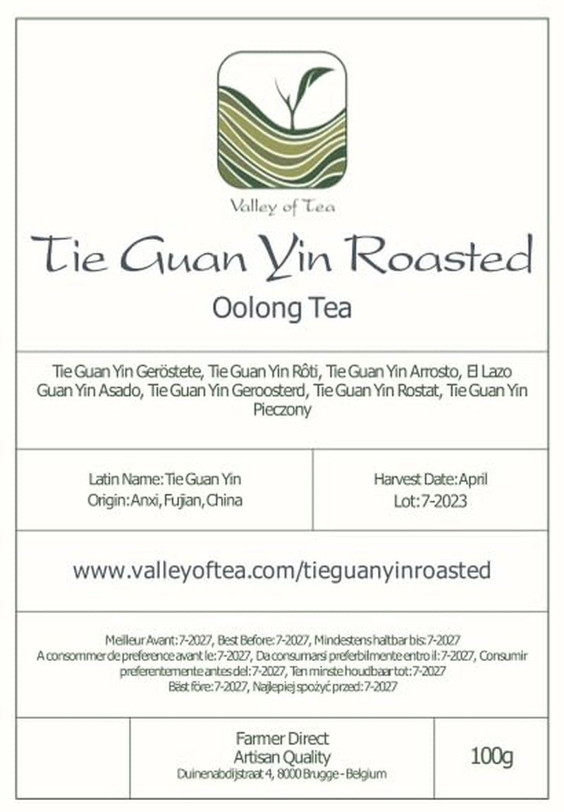 Ceai Tie Guan Yin Oolong - Ceai albastru prăjit Ti Kuan Yin China - Ceai chinezesc Wu Long Tieguanyin - Ceai albastru Ceai Olongh Ceai Olongo