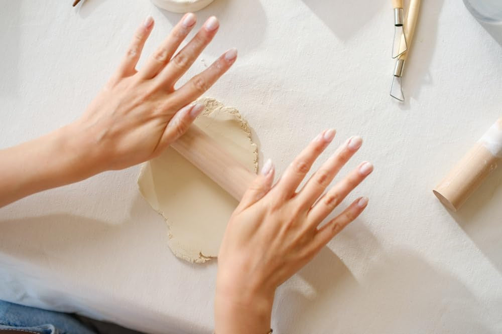 Jovi - Holzwalze, ideales Modellierwerkzeug para luftgetrockneten Ton, 1 Stück (27RP)