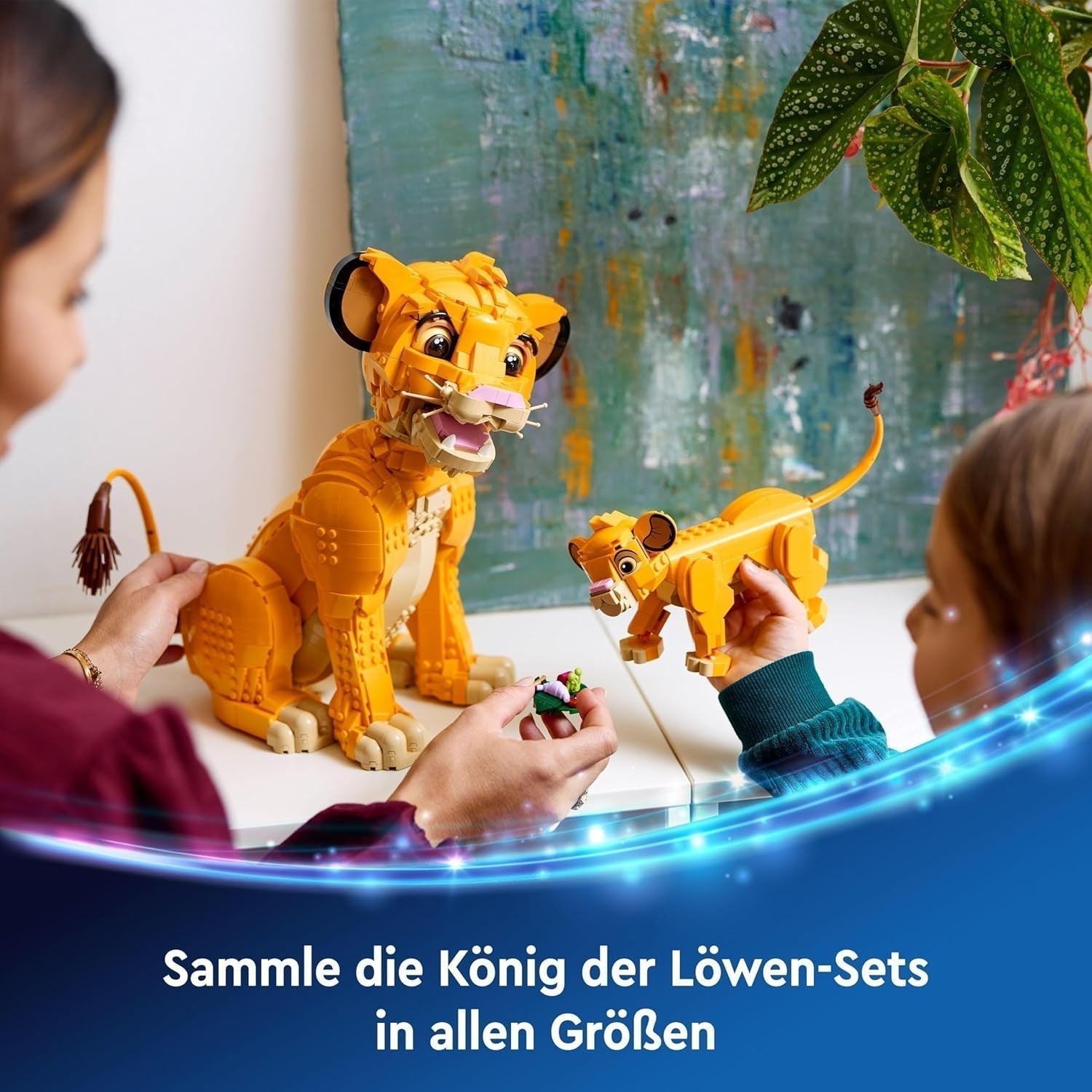 LEGO Ç€ Disney Simba, el cachorro del rey león, juguete de construcción para niños, set de juego de fantasía con la figura del león, genial idea de regalo para niñas y niños a partir de 6 años, juguete para niños 43243 Juegos de construcción Beuche den LEGO-Store