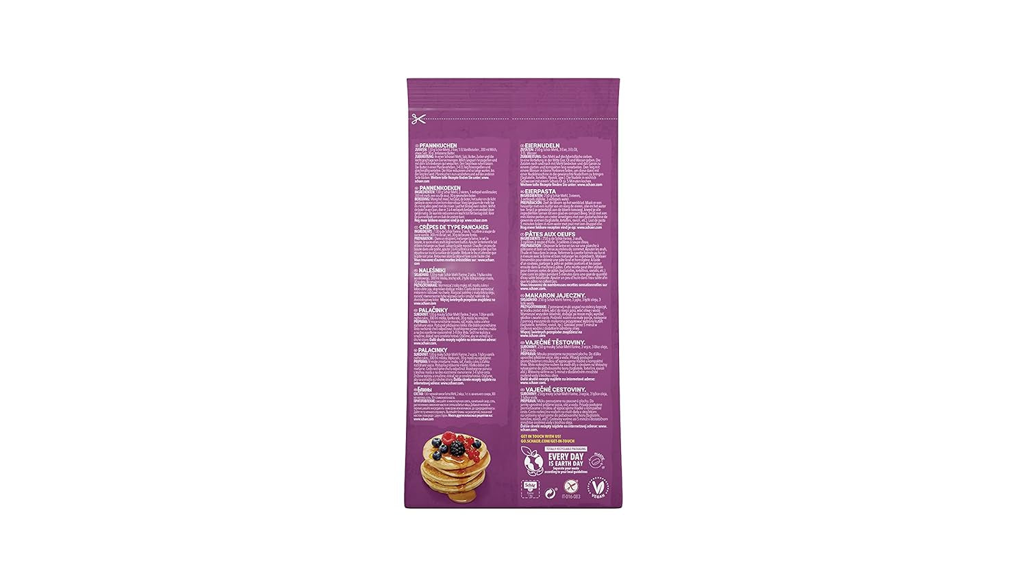 Mehl "Farine" - Basismehlmischung Glutenfrei 1Kg, 10Er Pack Mezcla para hornear y cocinar Naty Shop