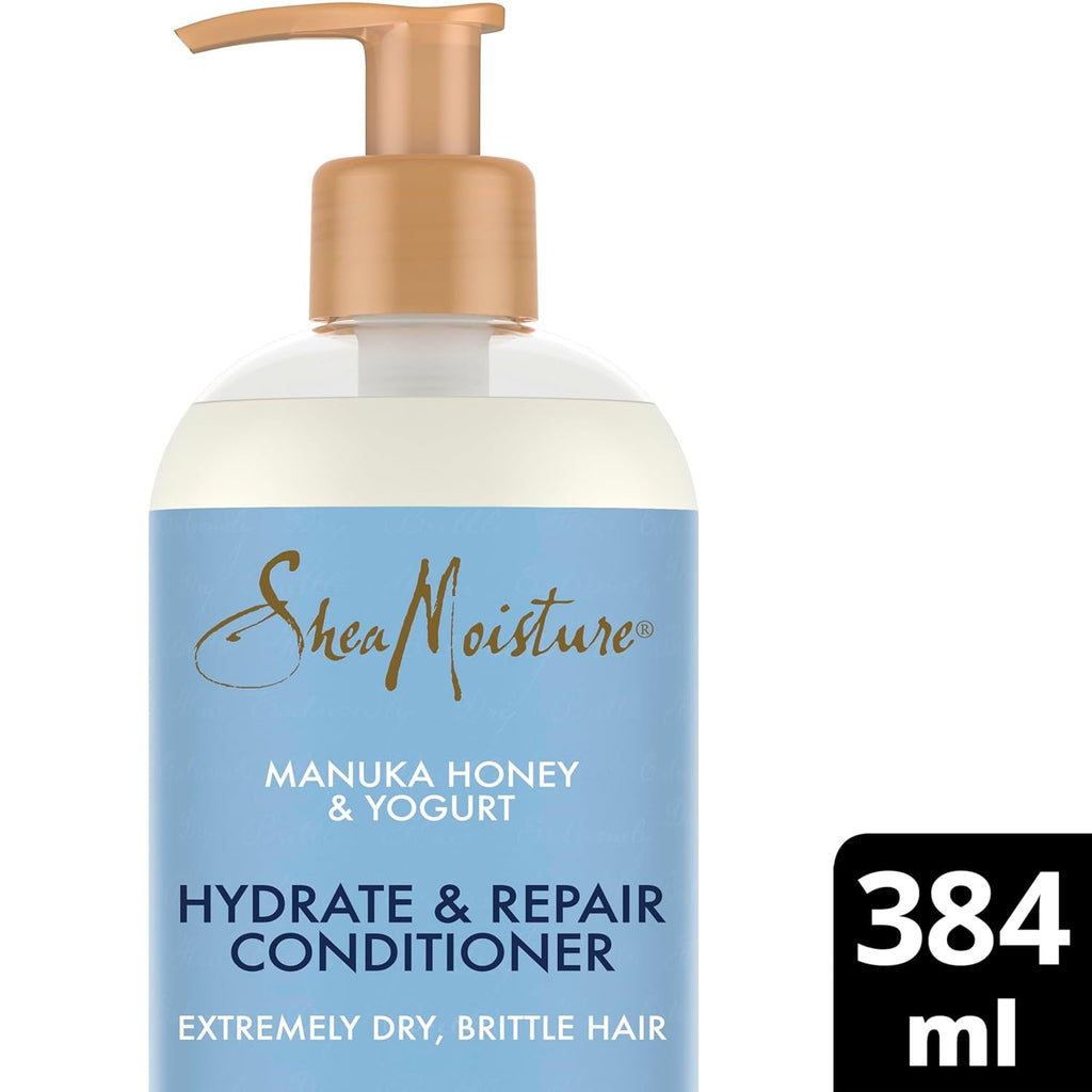 Sheamoisture Hydrate & Repair, Balsam pentru păr extrem de uscat și fragil, Miere de Manuka și iaurt Ingrijire par Sheamoisture