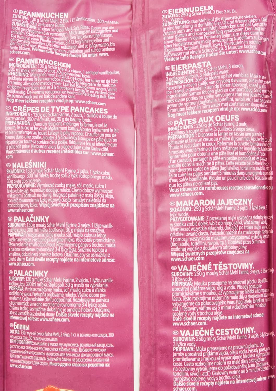 Mehl "Farine" - Basismehlmischung Glutenfrei 1Kg, 10Er Pack Mezcla para hornear y cocinar Naty Shop