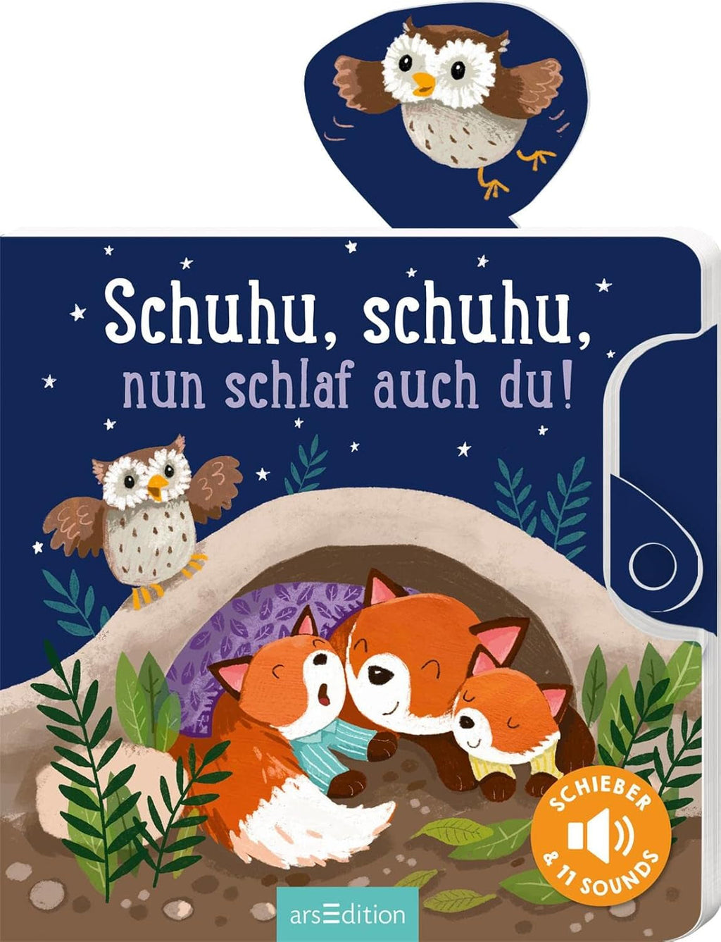 Shoo, shoo, acum și tu dormi!: Slider și 11 sunete | O carte inovatoare cu sunete de slider pentru cei mici cu vârsta de peste 18 luni Jucarii Bebe Naty Shop