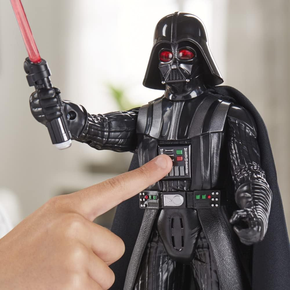 Star Wars Galactic Action Darth Vader, 30 Cm Large Interactive Electronic Action Figure, Jucărie pentru copii 4+ Action figures Naty Shop