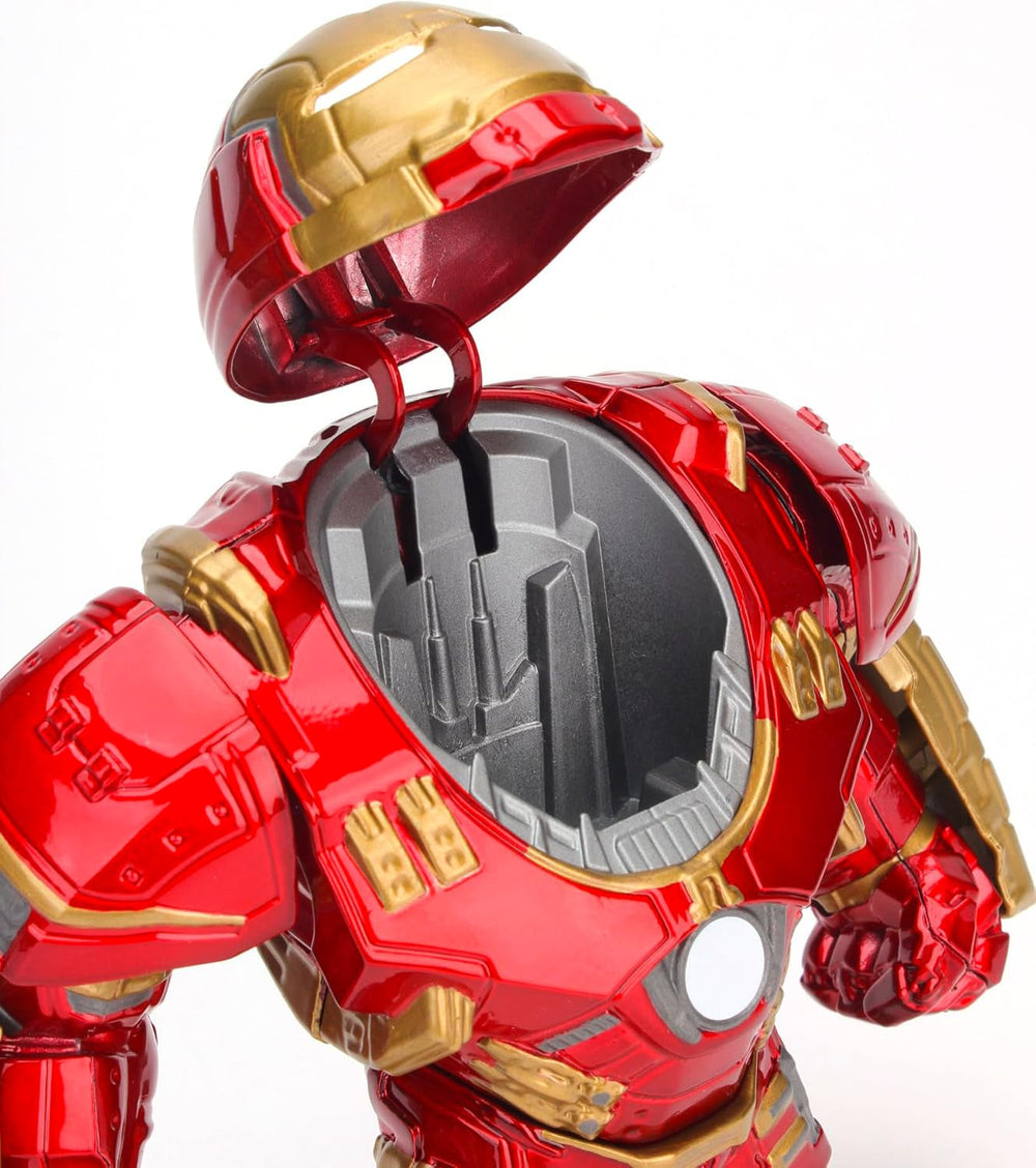 Jada Toys Marvel Figura Hulkbuster & Ironman, Casco Abierto y Cerrado, Figuras Coleccionables, Set, Die-Cast, Rojo, Tamaño: 6 pulgadas Hulkbuster y 2 pulgadas Ironman Figuras de acción Naty Shop