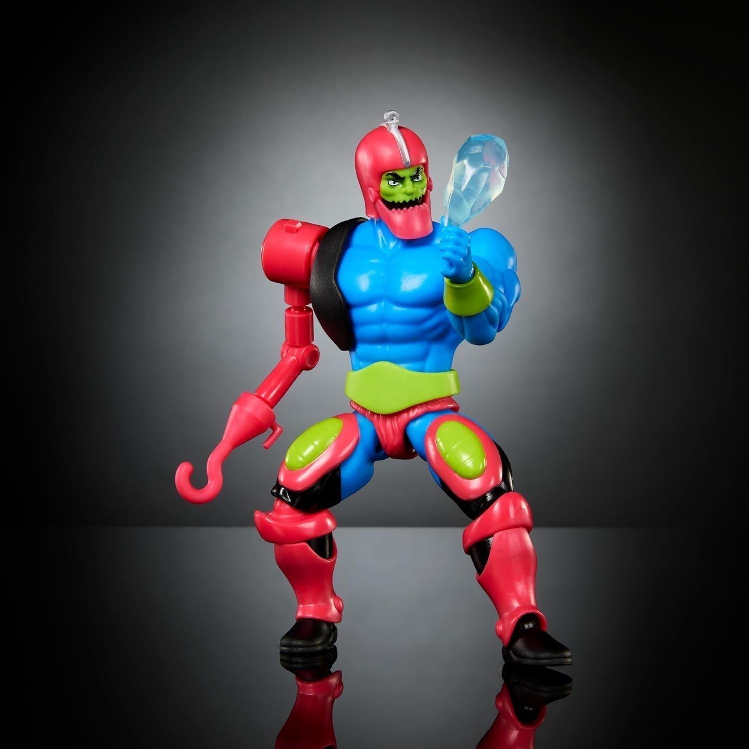 Masters of the Universe Origins figurină de acțiune Trap Jaw figurină de colecție, Aprox. 14 cm mare jucărie populară MOTU Villain cu 16 articulații mobile și accesorii, HYD41, [Multicolor] Action figures Naty Shop