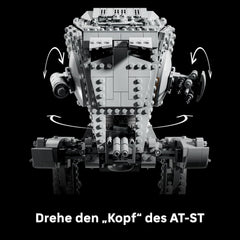 LEGO Star Wars AT-ST Kampfläufer - Bauset für Erwachsene - UCS Modell zum Ausstellen mit Minifigur & Informationstafel - Sammlerstück & Geschenk für Fans - 75417