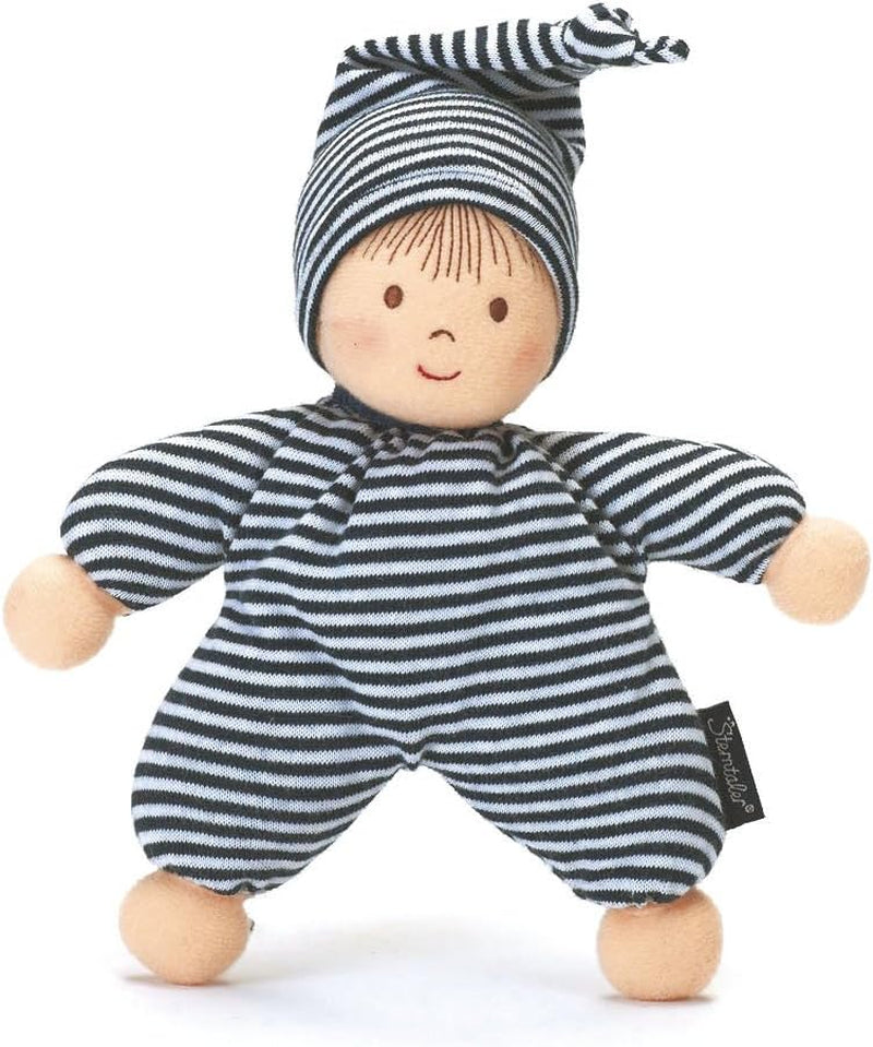 Sterntaler 3015034 Păpușă de joacă Heiko, zornăitor integrat, vârstă: pentru bebeluși de la naștere, 23 cm, roșu/alb | 1 pachet Jucarii Bebe Naty Shop Singur Păpușă de joacă