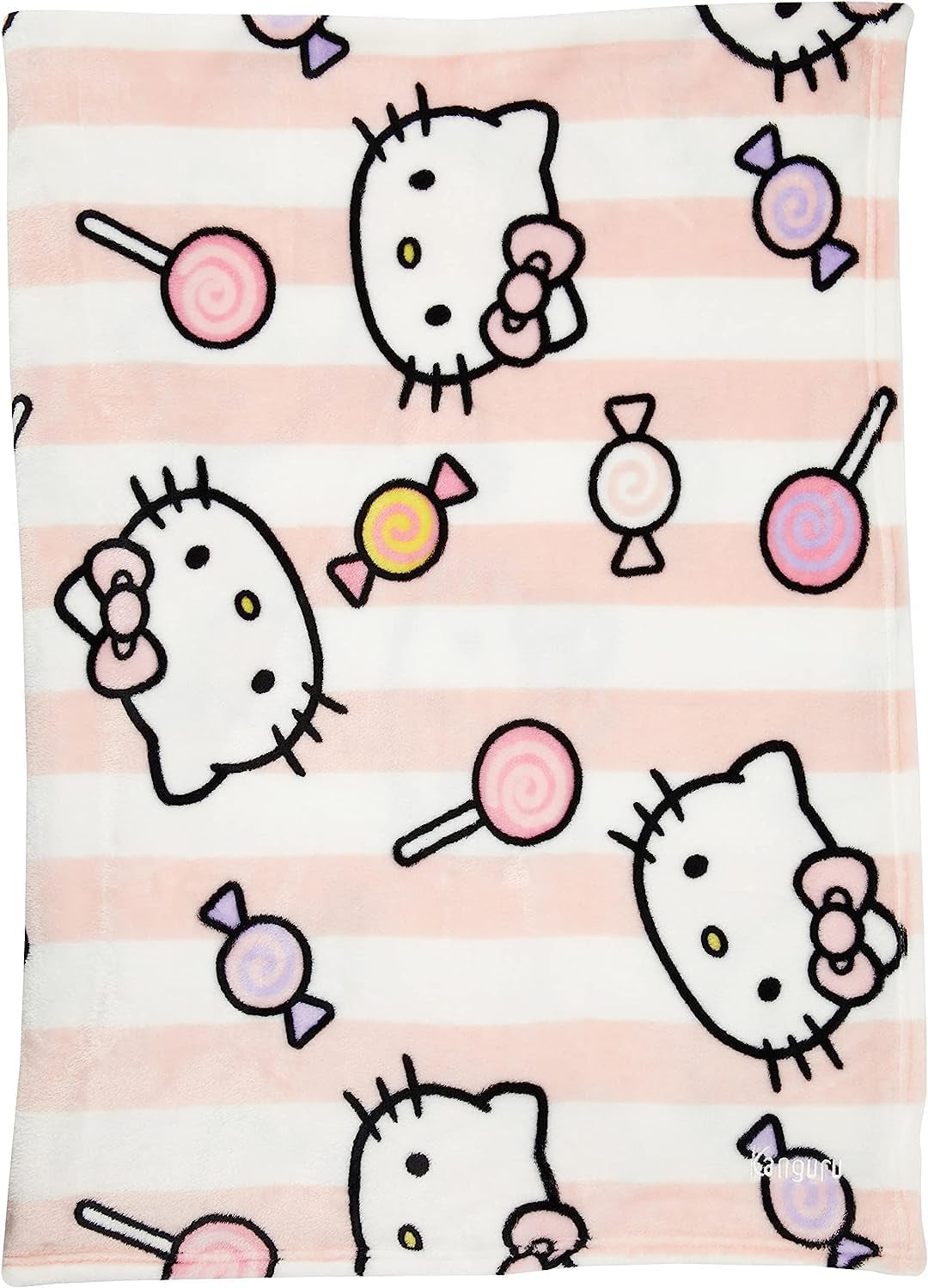 Colcha Hello Kitty, rosa, manta suave 130X170Cm, colcha o colcha para sofá de microfibra. Calidad con certificado Oekotex, Camas y Mantas Sanrio Besuche den Kanguru-Store