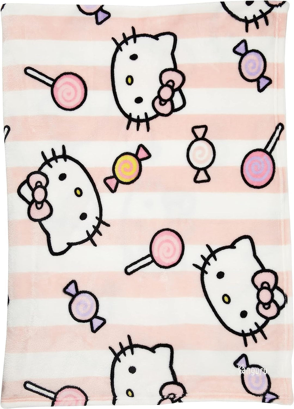 Colcha Hello Kitty, rosa, manta suave 130X170Cm, colcha o colcha para sofá de microfibra. Calidad con certificado Oekotex, Camas y Mantas Sanrio Besuche den Kanguru-Store