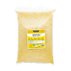Mijo orgánico 1 kg, granos orgánicos ricos en fibra y minerales, granos de mijo amarillo para consumo, paquete ideal para la familia