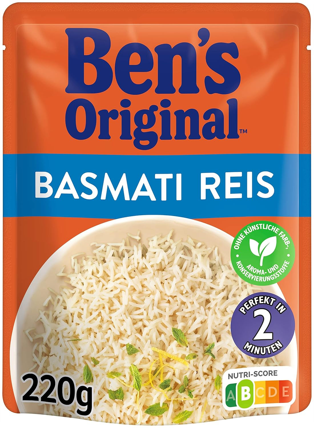 BEN'S ORIGINAL™ Arroz Basmati Express 6 x 220g