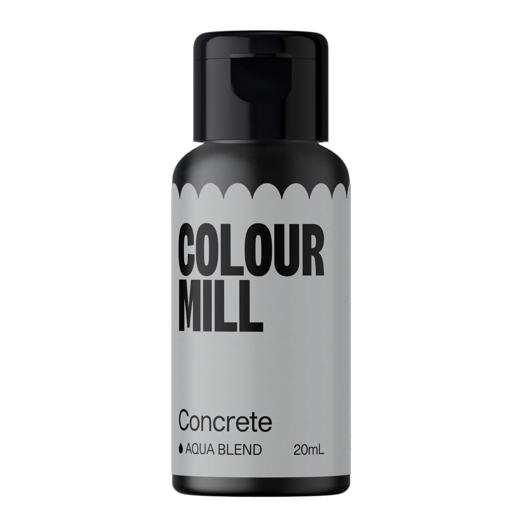 Colorant alimentar Colour Mill Aqua Blend Concrete: Colorant alimentar lichid pe bază de apă - 20 ml