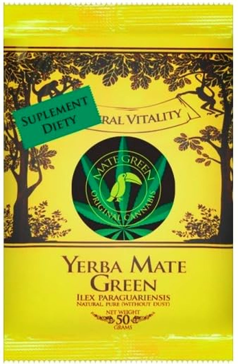 Cannabis brazilian original 50 g ● Ceai Yerba Mate cu făină de cânepă și salvie ● Ceai Mate din frunze de Mate ● Coji de lămâie și lemongrass ● Ceai Yerba Mate frunze libere 50 g