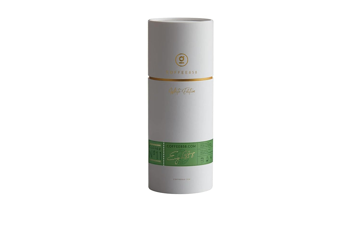 Boabe de cafea din Brazilia (nr. 11) - Cea mai fină Arabica de origine unică de la Coffee858 - Cadoul perfect cu cafea (320g)
