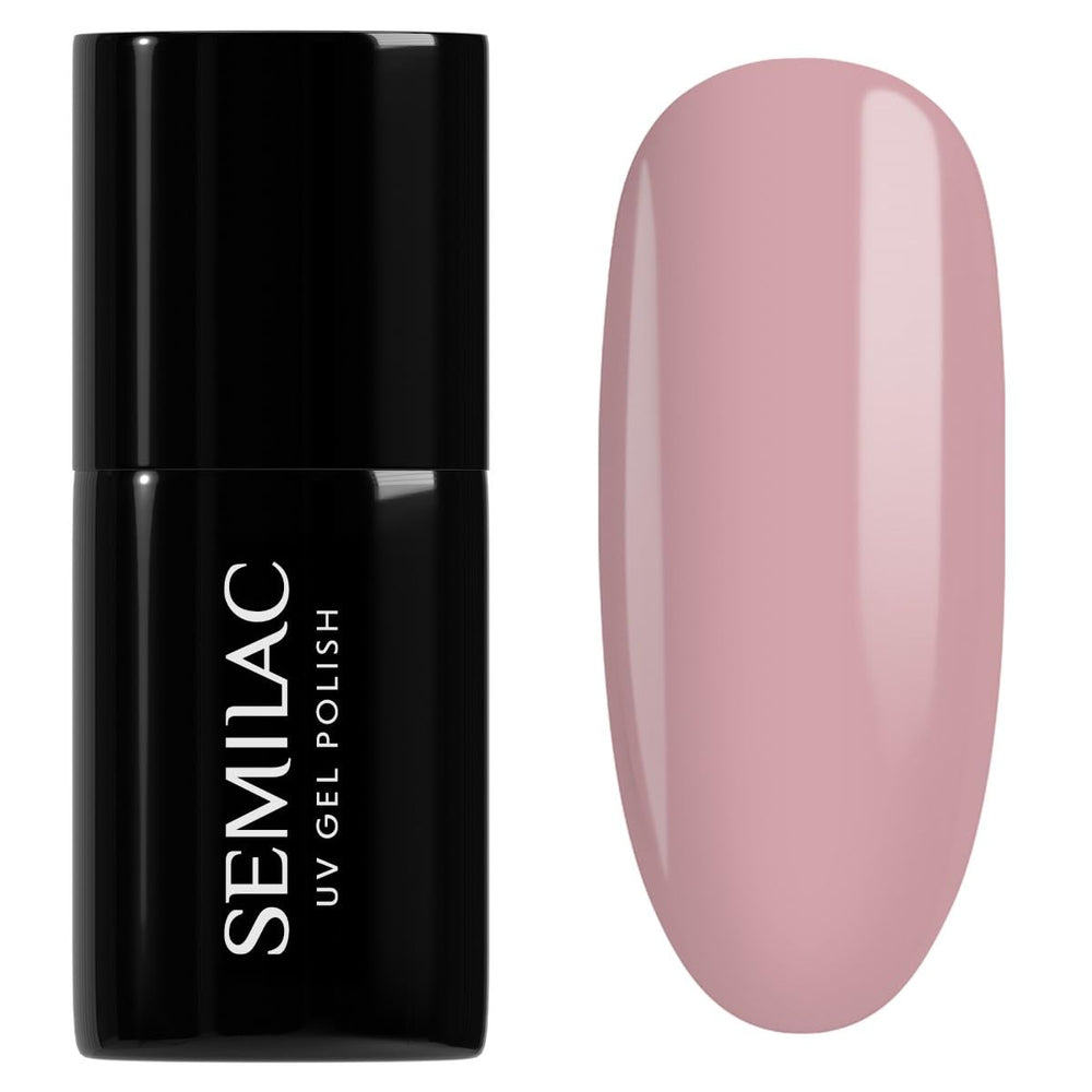 Semilac UV Nagellack Hybrid 404 Muffin de Frijoles Negros 7ml Kollektion Sabores de Otoño