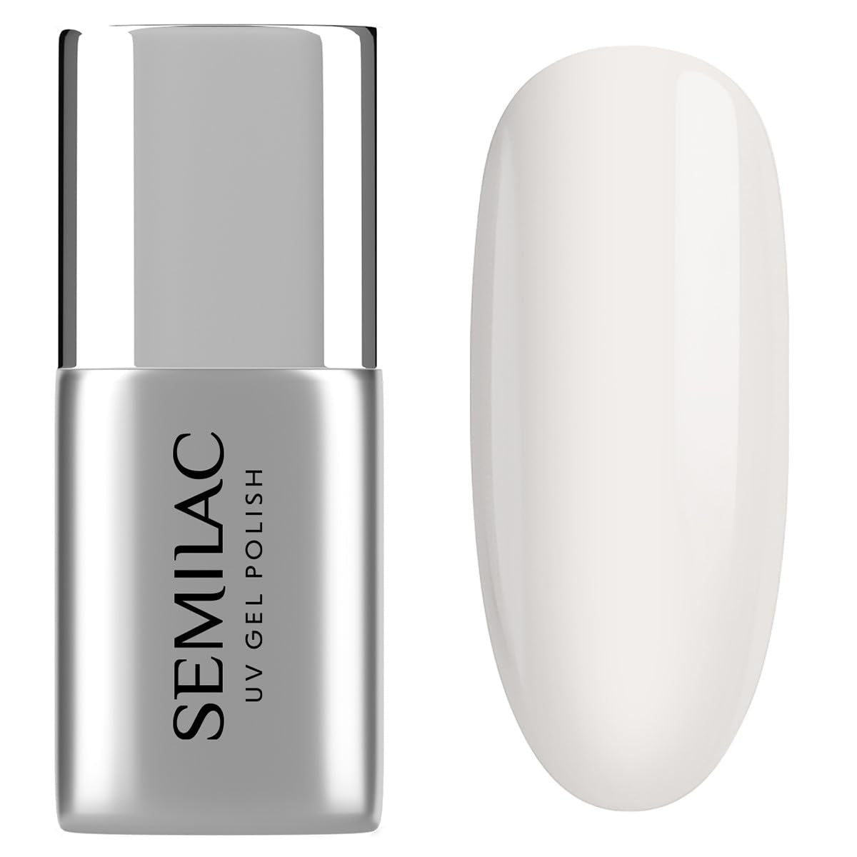Semilac Top Coat Esmalte de Uñas 7ml, Innovador, UV/LED, Esmalte de Uñas Híbrido, Acabado Brillante, Protege, Transparente