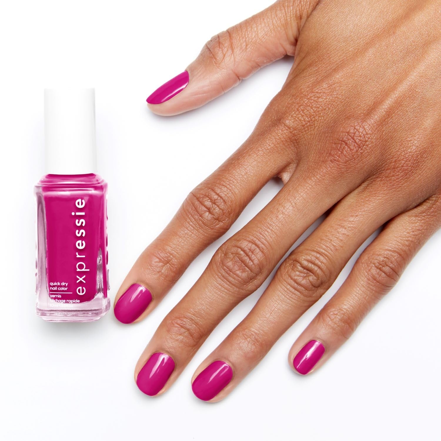Essie esmalte de uñas de secado rápido "expression", fórmula vegana sin ingredientes animales, núm. 545 movimientos de poder, rosa, 1 x 10 ml