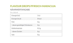 Gotas de sabor Borchers, Melocotón - maracuyá, 30 ml Aromas Naty Shop