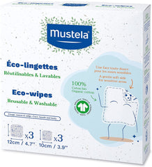 Pañales corporales y de maquillaje reutilizables 100% algodón GOTS para bebés y toda la familia: limpia la piel y absorbe la suciedad, adecuados para pieles sensibles (paquete de 6)