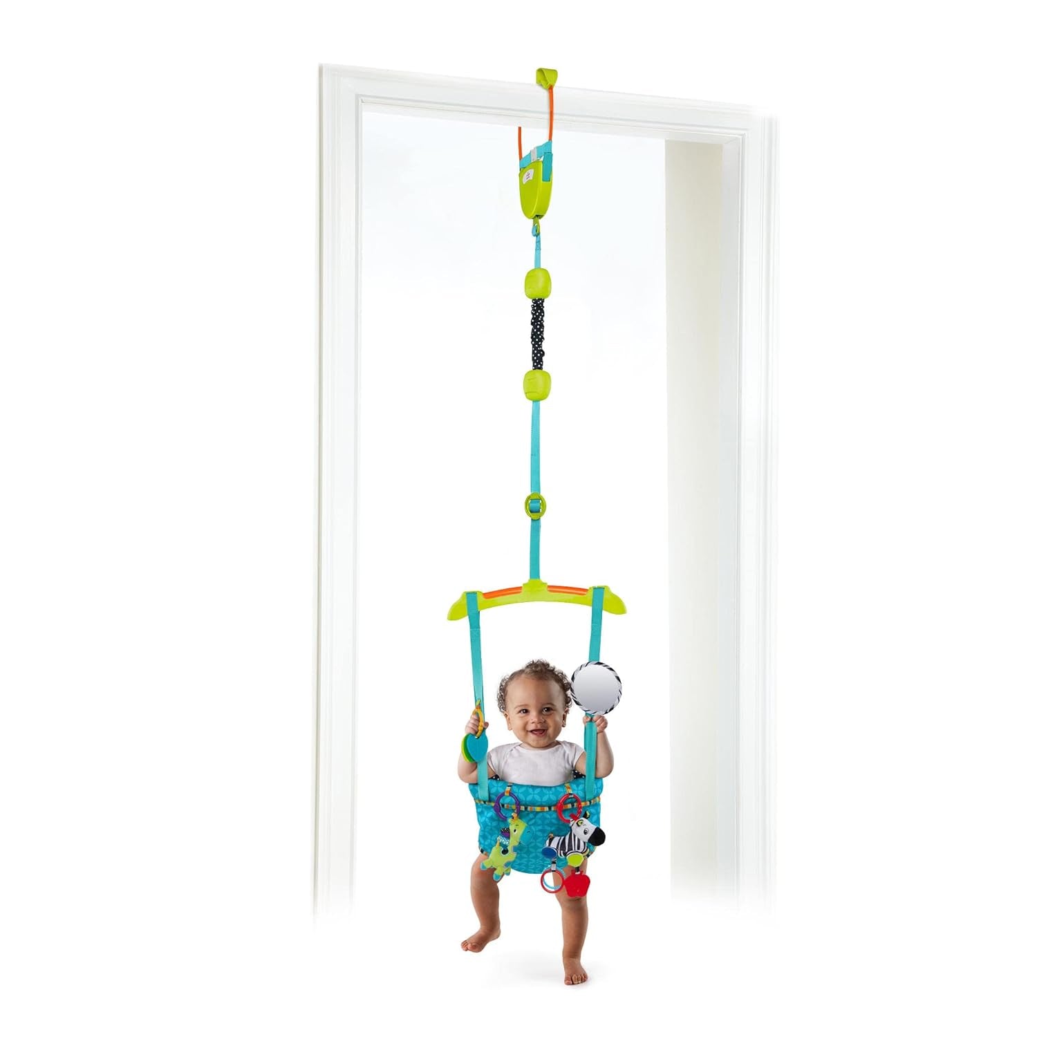 Bright Starts Juego de cierre de puerta de lujo con clip para marco de puerta seguro y estable y toallitas para bebés sensibles Pampers, 1200 toallitas (15 x 80)