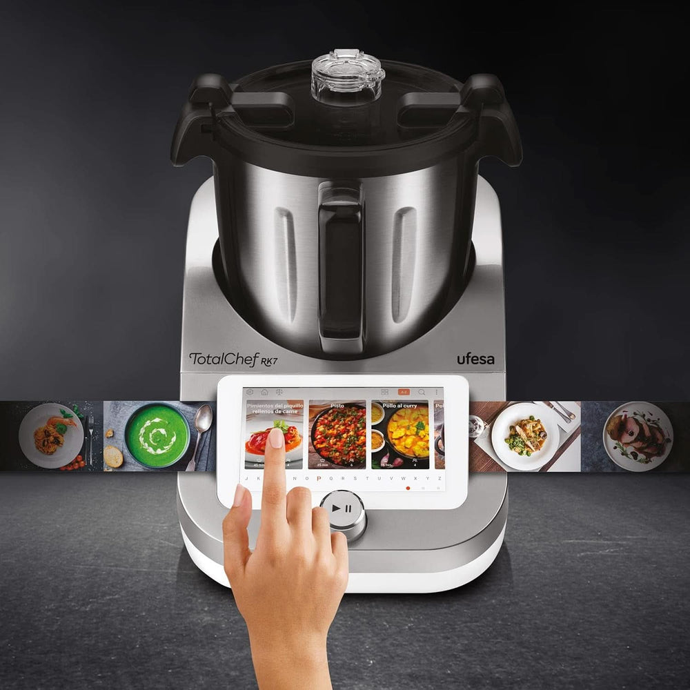 Ufesa Totalchef RK7, robot de cocina multifuncional con función cocción, WLAN, 30 funciones Naty Shop