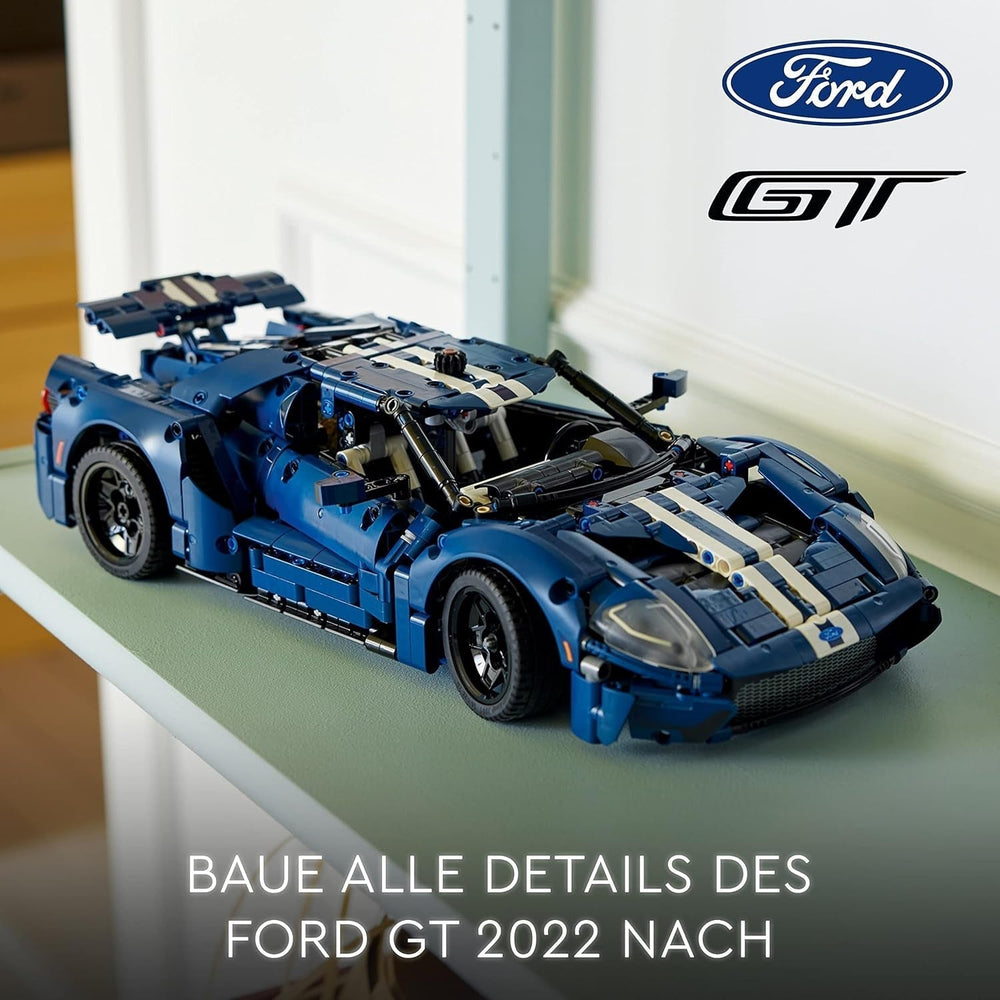 LEGO 42154 Technic Ford GT 2022 Kit model de mașină pentru adulți, Supercar la scara 1:12 cu caracteristici autentice, set avansat pentru colecționari Seturi de constructie Besuche den LEGO-Store