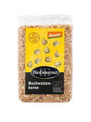 Trigo Sarraceno BioGourmet Demeter – Bolsa 500g | Sin gluten, rico en fibra y regional | De agricultura ecológica alemana (Baden-Württemberg/Baviera) | Ideal para muesli, ensaladas y guarniciones.