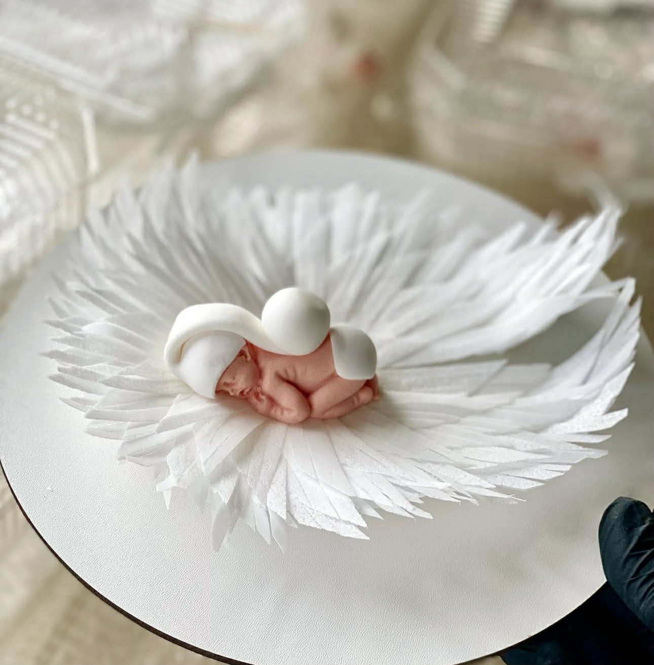 Adornos comestibles, Bautismo, Sombrero