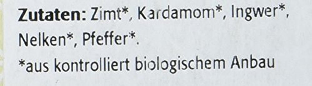Masala Chai, pachet de 1 (1 x 250 g)