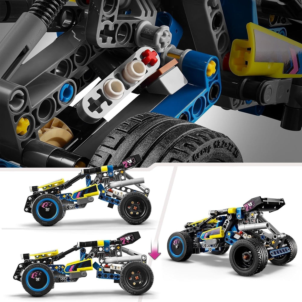 LEGO Technic Coche Buggy de Carreras Todoterreno de Juguete para Niños Kit de Construcción de Coche de Carreras Buggy Regalo para Niños y Niñas Modelo de Coche de Rally de 8 Años 42164 Juegos de Construcción Besuche den LEGO-Store