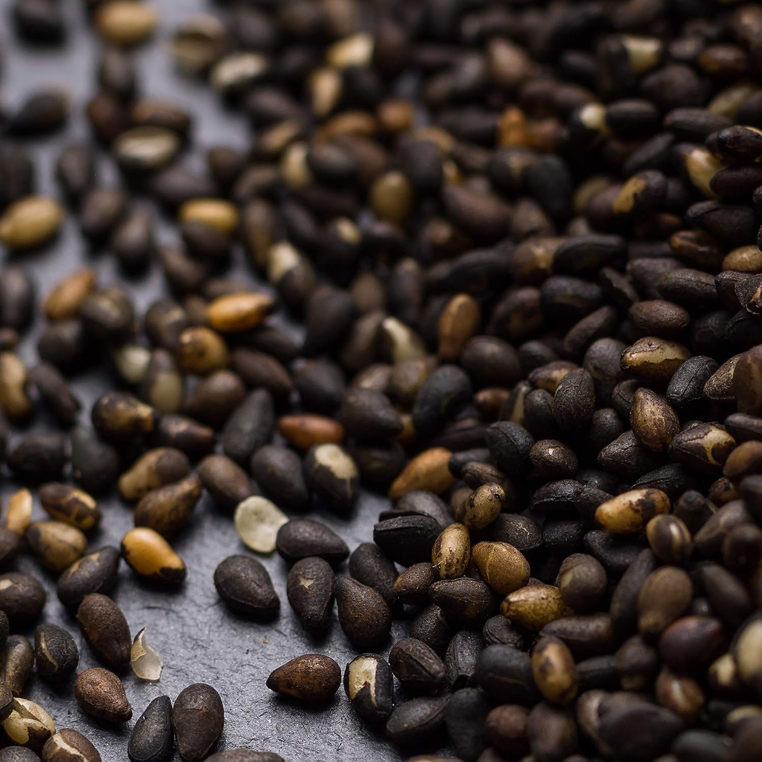 - Gerösteter negro Sésamo 150g | Ballaststoffreich | Fuentes de proteínas veganas | Aroma del Reich | Antioxidante | Einfach streuen