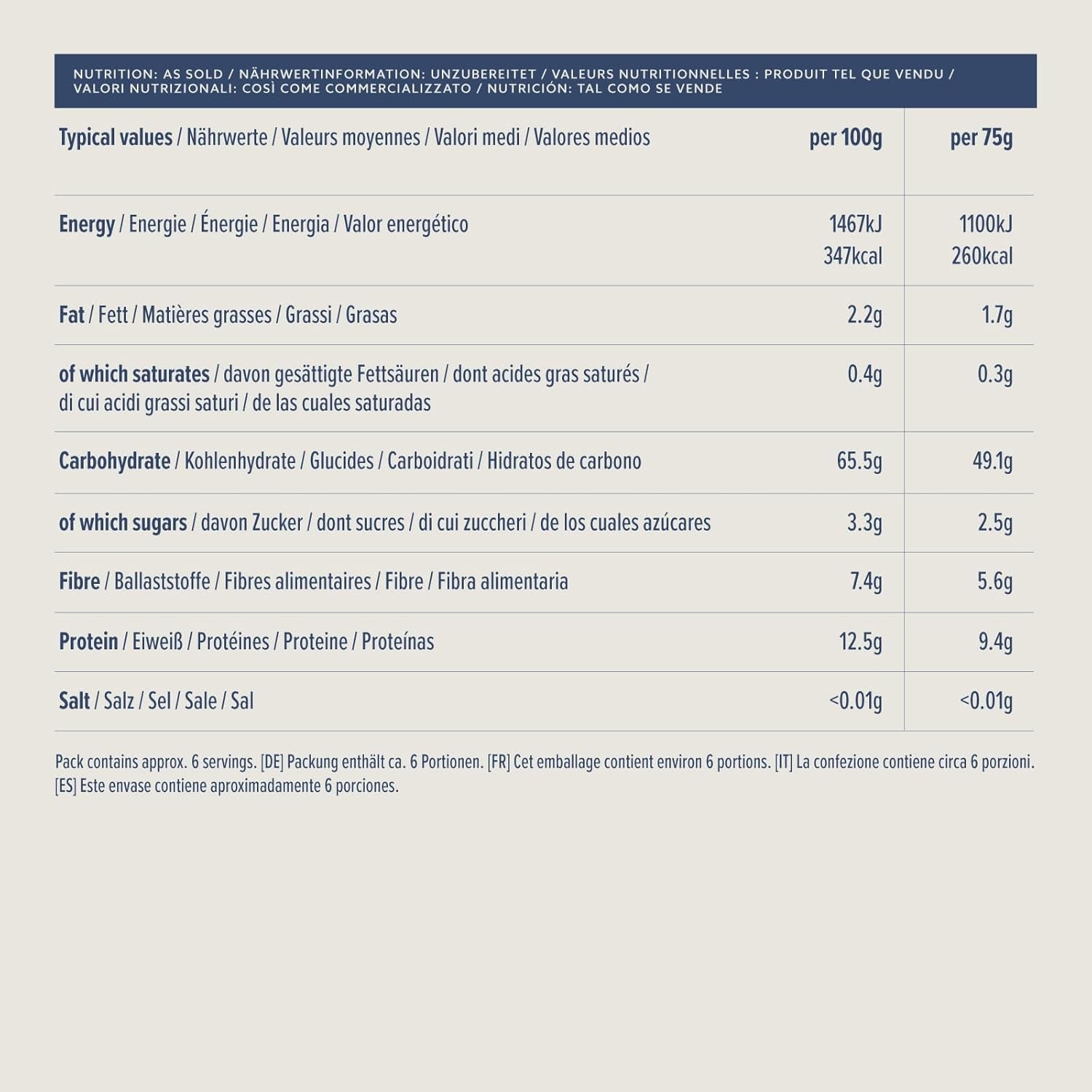 Fusilli integrales de Amazon, 500g