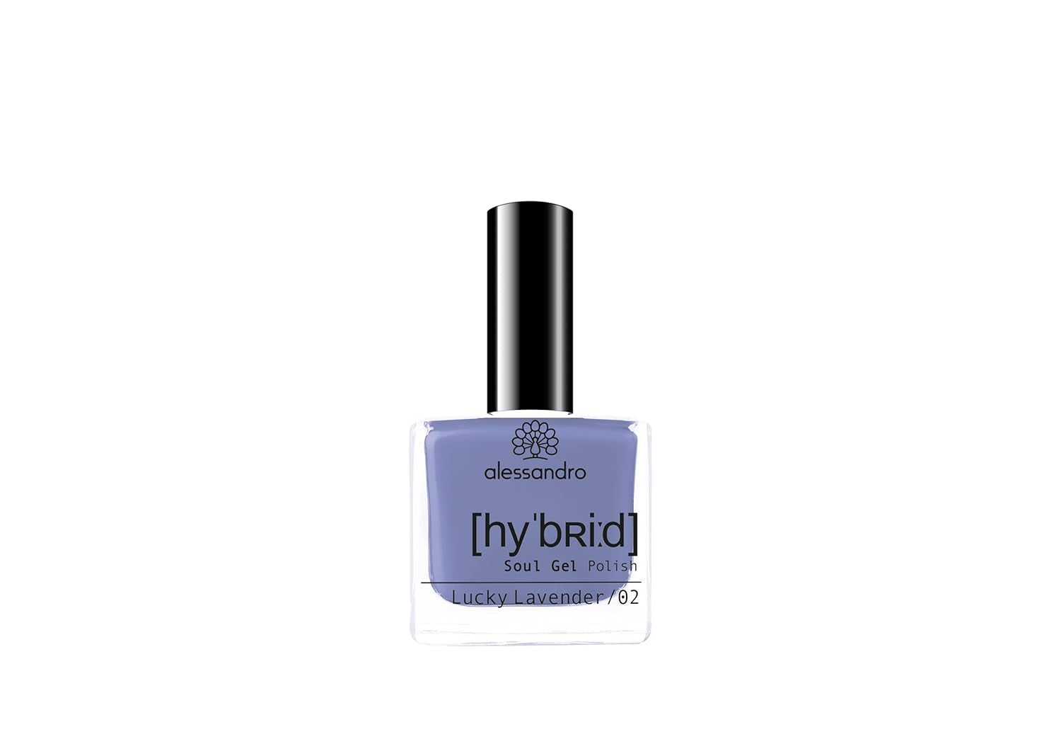 Esmalte de uñas híbrido Alessandro Lucky Lavender - tono lavanda - Uñas perfectas en solo 3 pasos, sin LED - ¡Dura hasta 10 días!