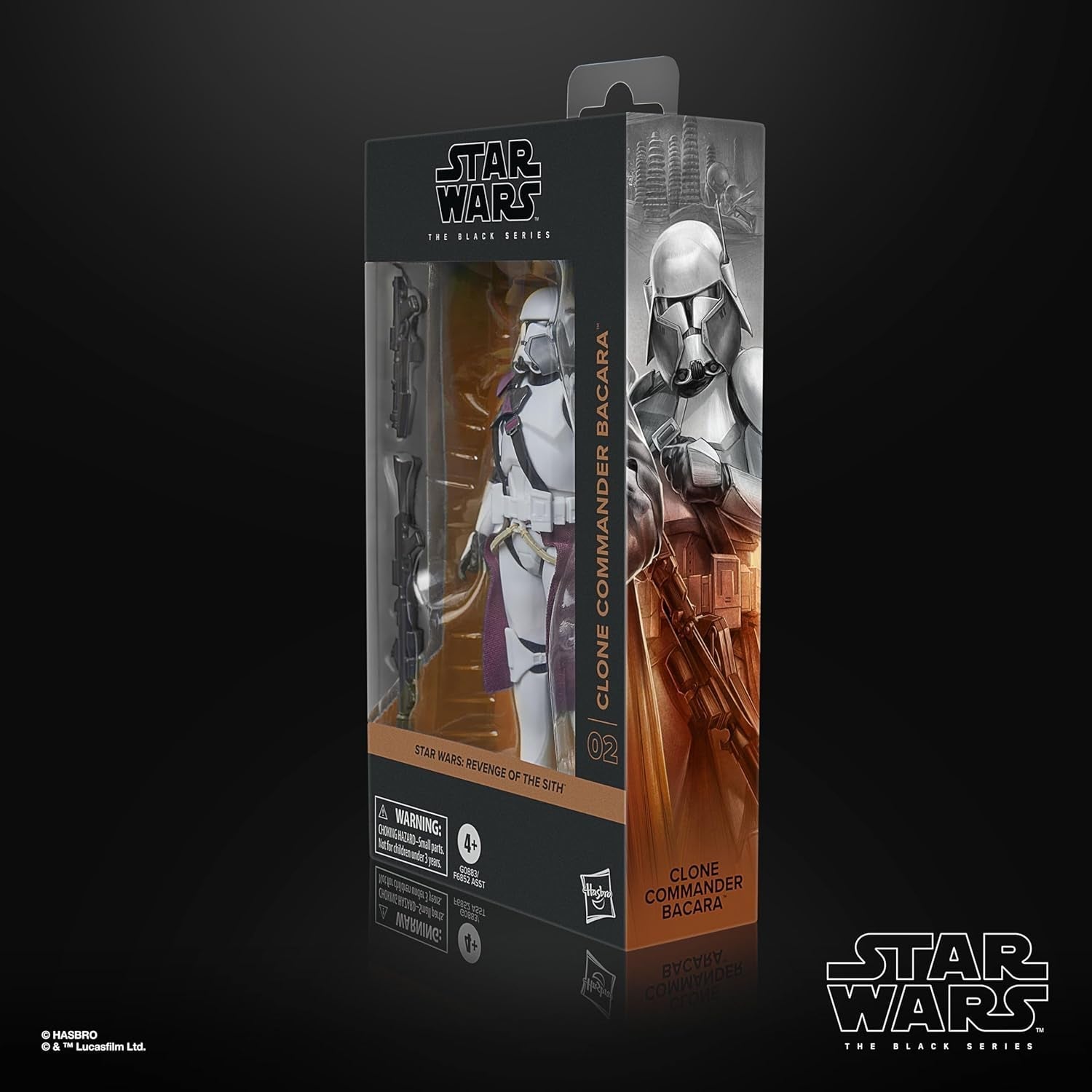 Star Wars Black Series Clone Commander Bacara, Star Wars: Ahsoka Figura coleccionable premium (15 cm) Figuras de acción Naty Shop