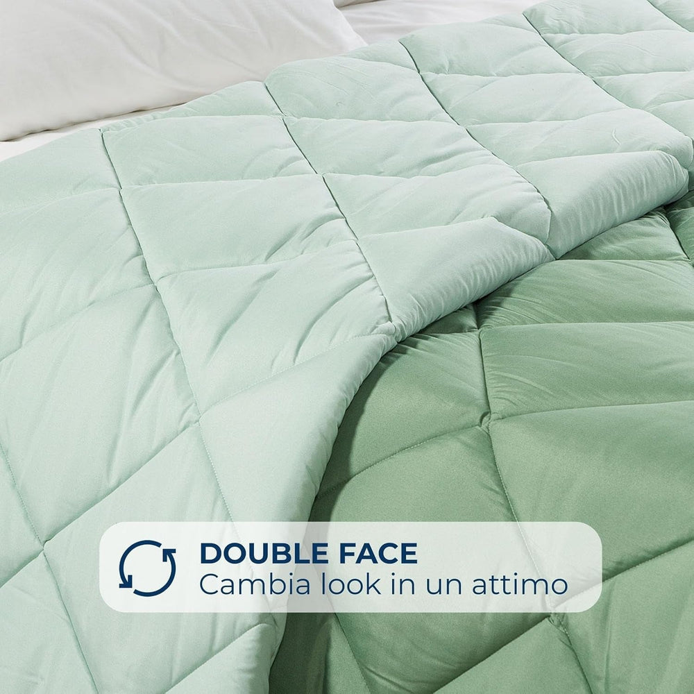 Caleffi Edredón Cama Matrimonio Invierno 260 X 265 Cm Microfibra Cama Matrimonio Invierno Suave Cómodo Acolchado Durable Lavable Hipoalergénico Edredón Made in Naty Shop Edredones y Edredones