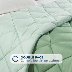 Caleffi Edredón Cama Matrimonio Invierno 260 X 265 Cm Microfibra Cama Matrimonio Invierno Suave Cómodo Acolchado Durable Lavable Hipoalergénico Edredón Made in Naty Shop Edredones y Edredones