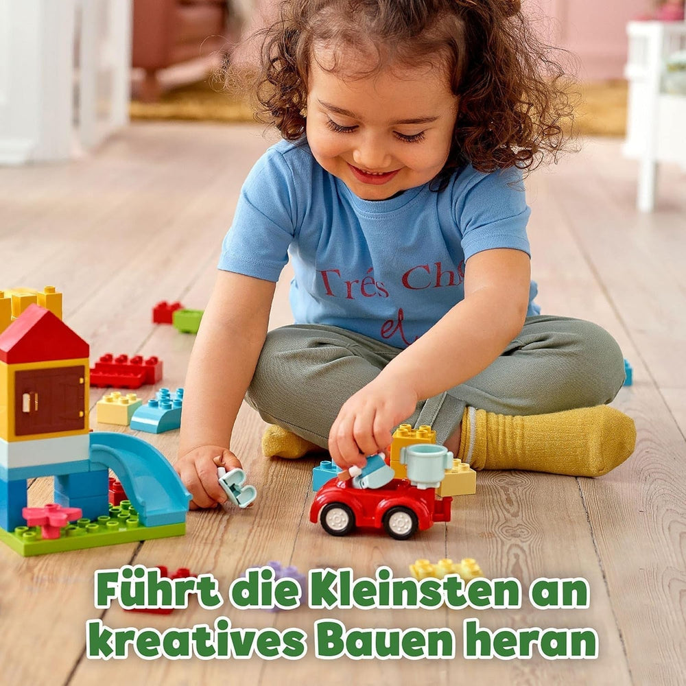 LEGO 10914 DUPLO Deluxe Brick Box, jucărie educativă cu cărămizi și cutie de depozitare, cutie creativă pentru bebeluși și copii mici de la 1,5 la 3 ani, set cadou Seturi de constructie Besuche den LEGO-Store