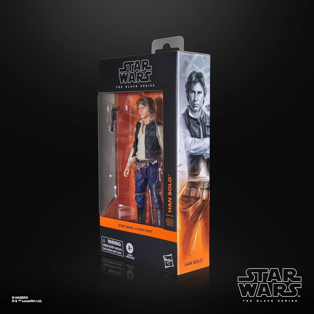 Star Wars The Black Series Han Solo, Star Wars: Una Esperanza Figura de acción coleccionable premium (15 cm) Figuras de acción Naty Shop