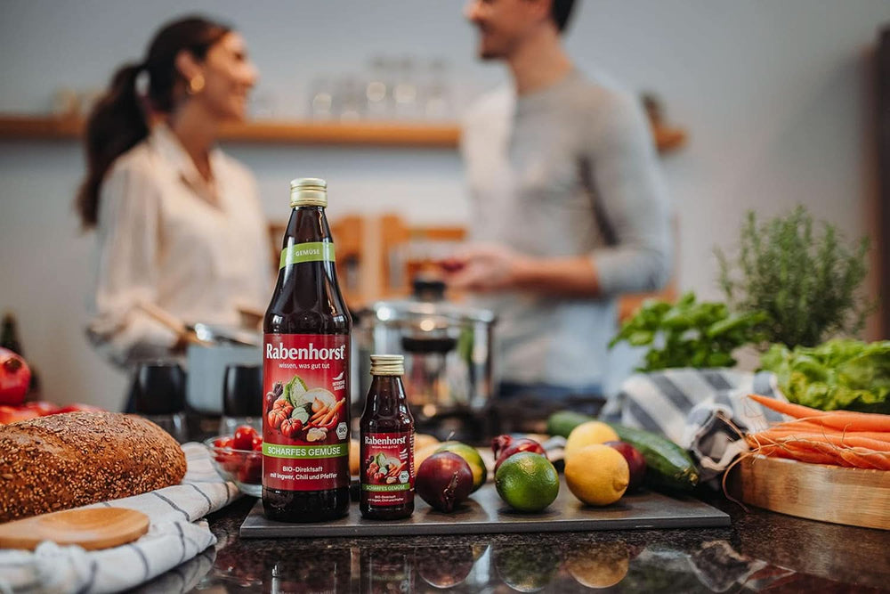 RABENHORST (6 x 700 ml) - Zumo de verduras de alta calidad procedente de diversas verduras con un intenso sabor picante Bebidas sin alcohol Naty Shop